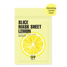 Маска-слайс в виде ломтиков лимона G9 Slice Mask Sheet Lemon 